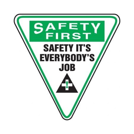 BIGSHAPE OSHA SAFETY FIRST TRIANGLE MSHP944VS